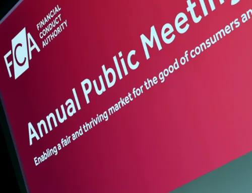 FCA Annual Public Meeting banner with maroon background and white text.