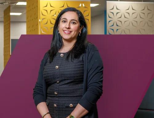 Woman standing in office