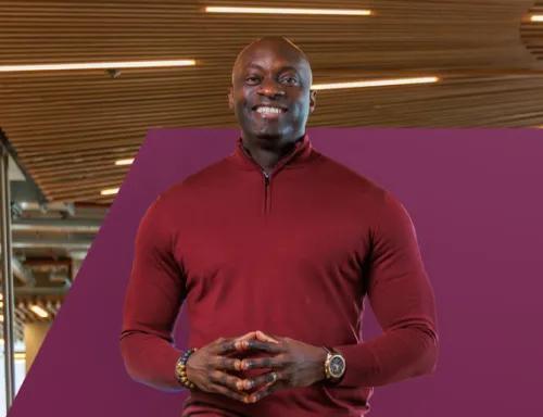 Man standing indoors