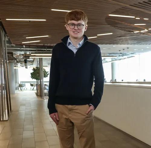 Young man standing