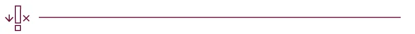 Icon showing maroon outline of brief case and check list