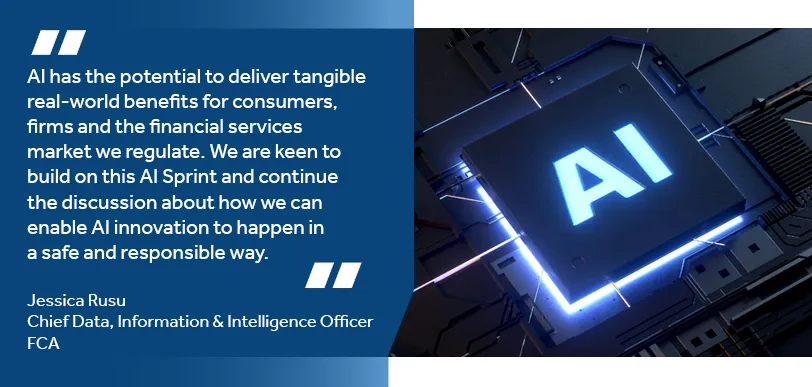 Jessica Rusu comment on the AI Sprint