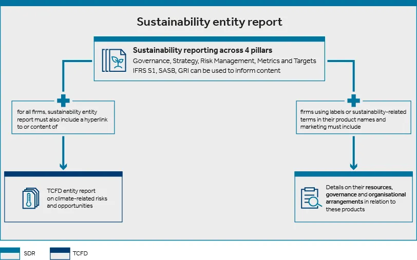 Click the image for a PDF version of the sustainable entity report graphic.